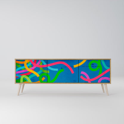 STREAMER TANGLE Mueble de TV de 3 Puertas