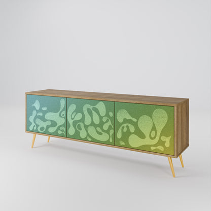 IRREGULAR BLUE Mueble de TV de 3 Puertas