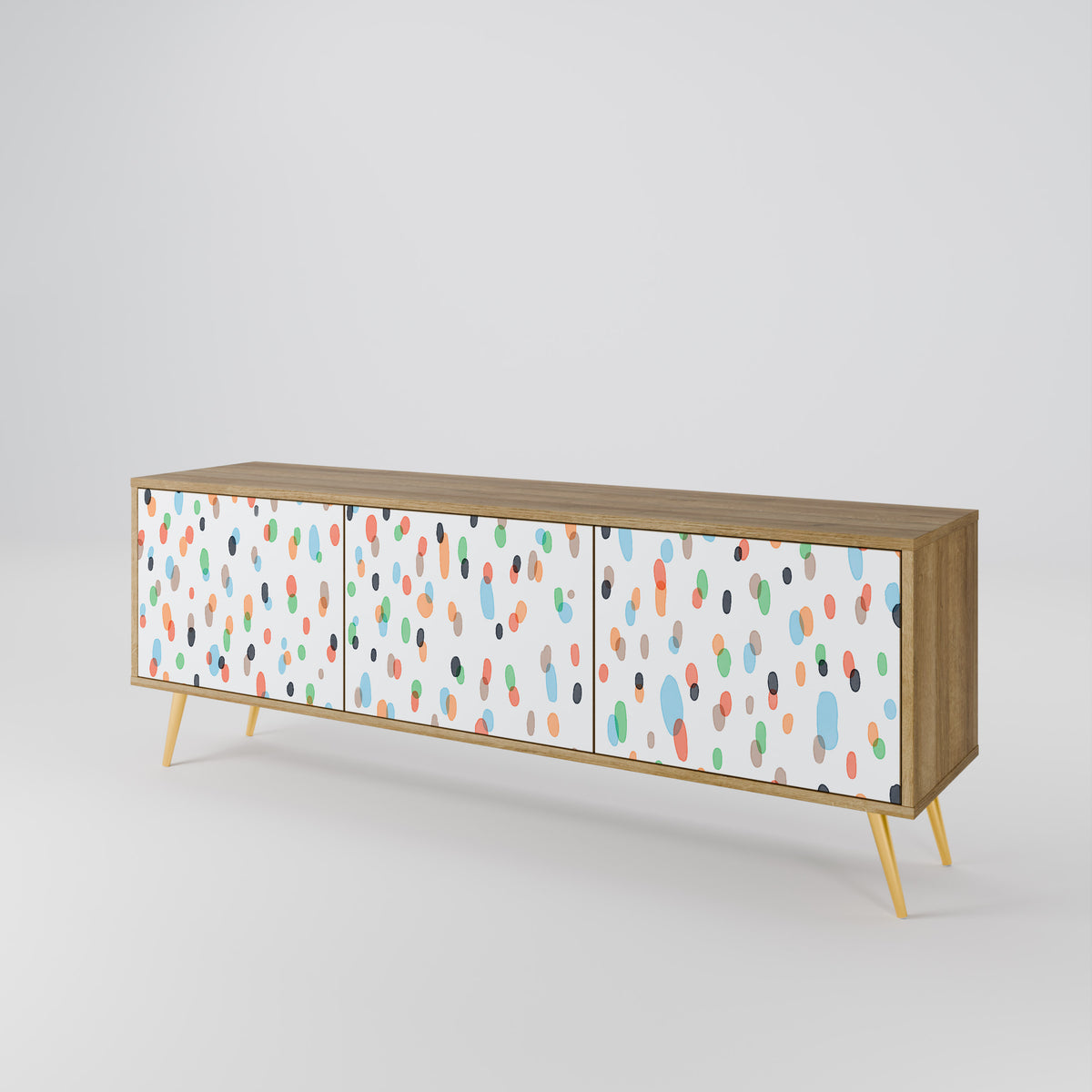 ENERGETIC SPOTS Mueble de TV de 3 Puertas