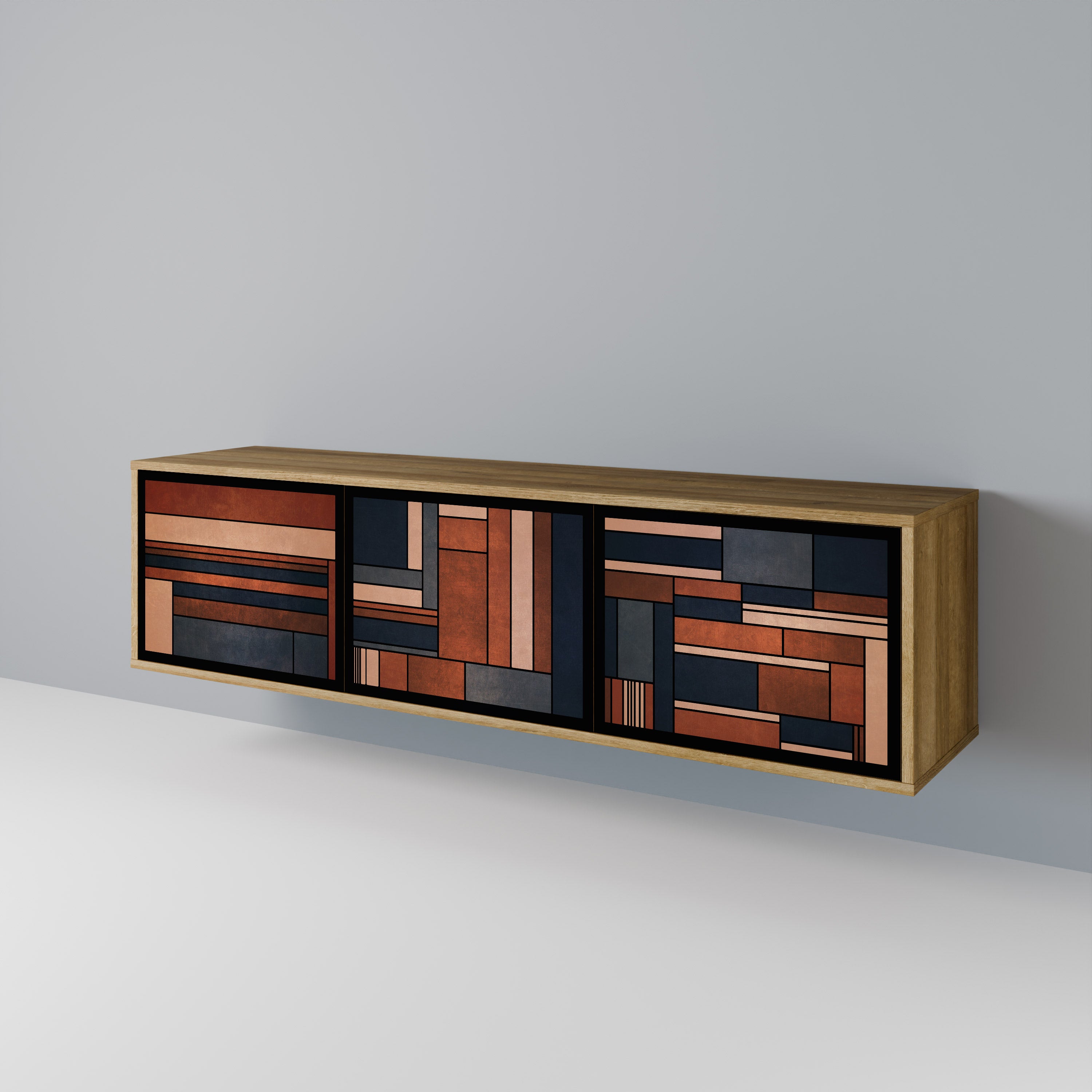INTREPID FORMATION Mueble de TV de 3 Puertas