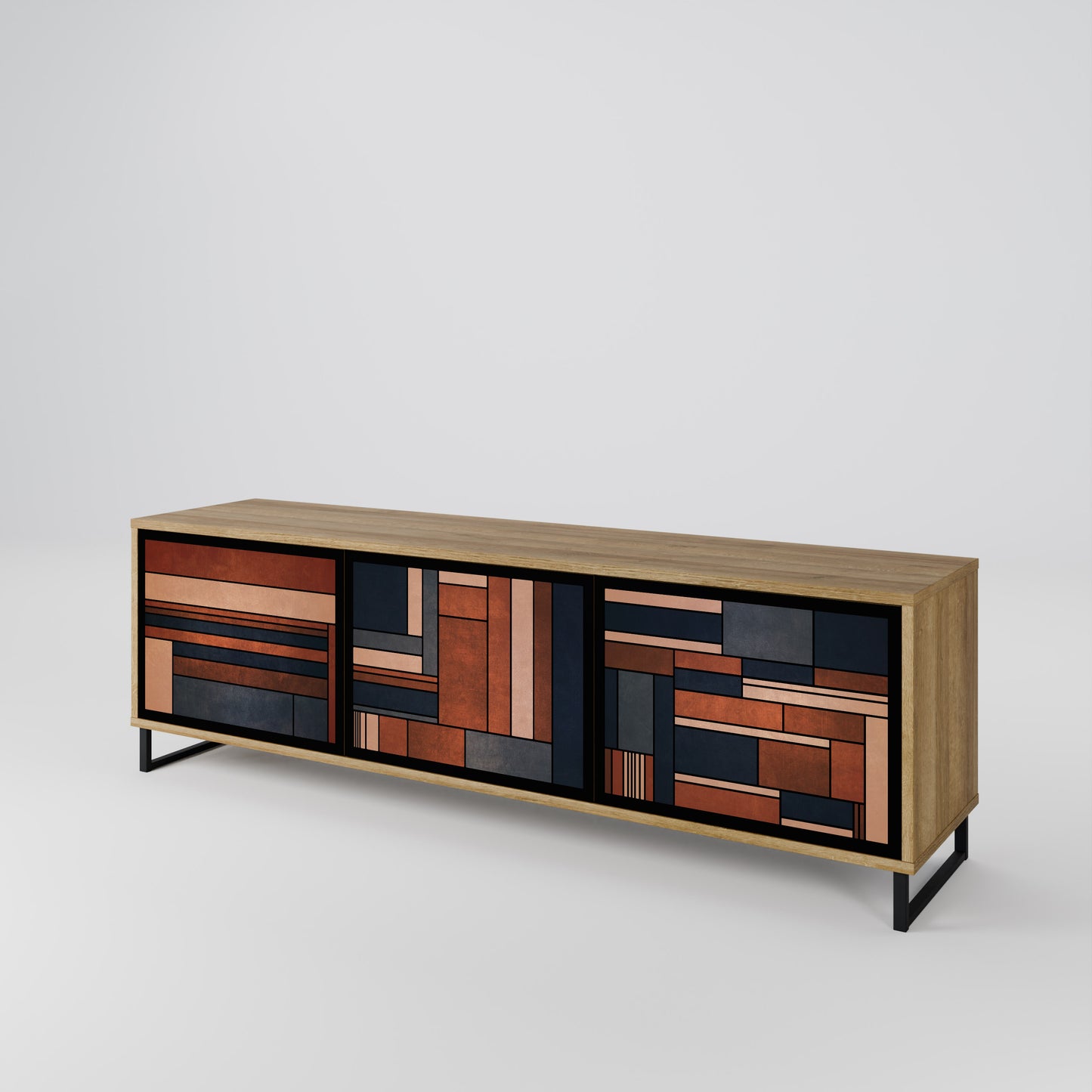 INTREPID FORMATION Mueble de TV de 3 Puertas
