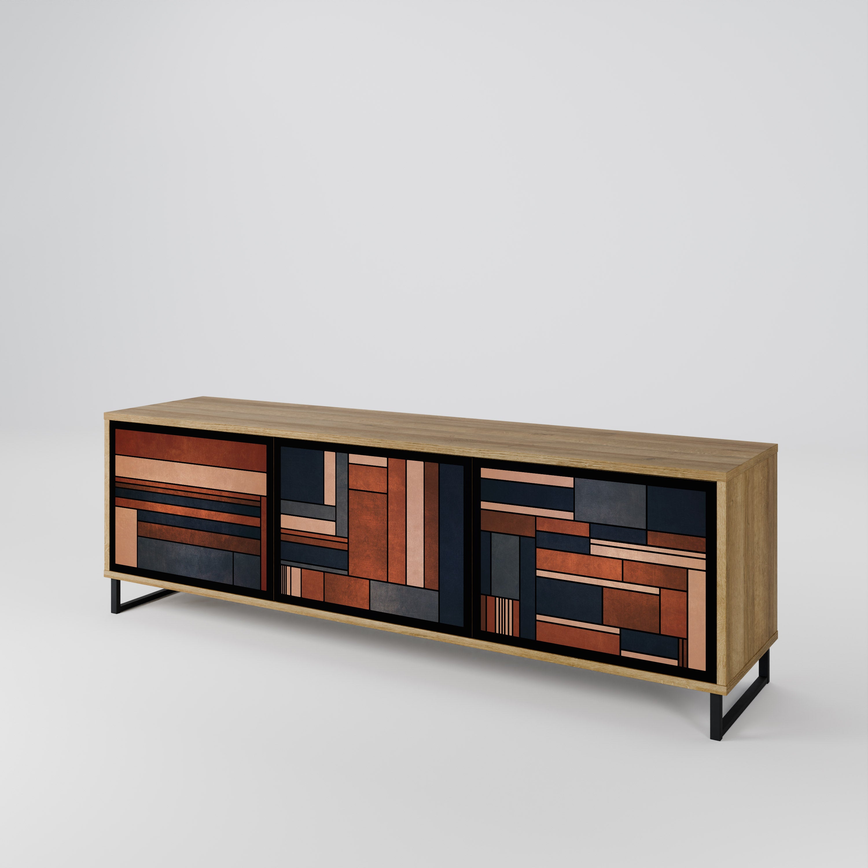 INTREPID FORMATION Mueble de TV de 3 Puertas
