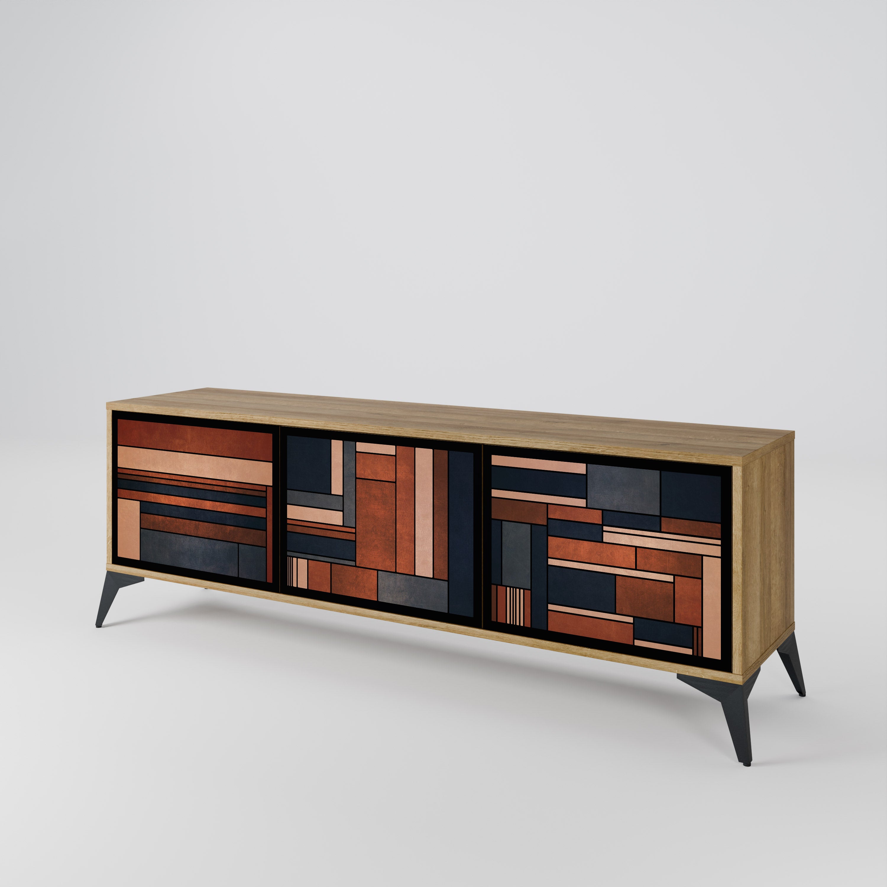 INTREPID FORMATION Mueble de TV de 3 Puertas