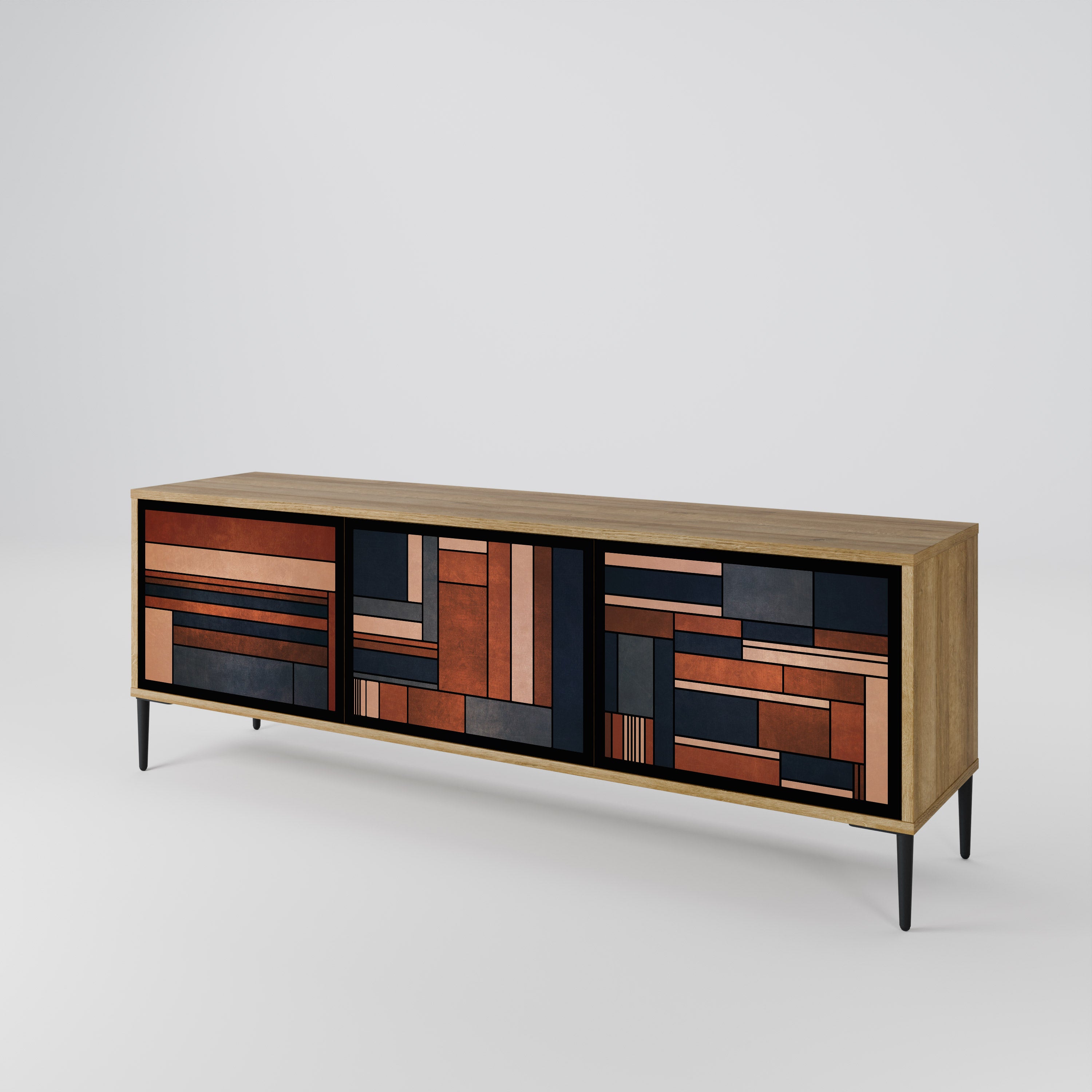 INTREPID FORMATION Mueble de TV de 3 Puertas