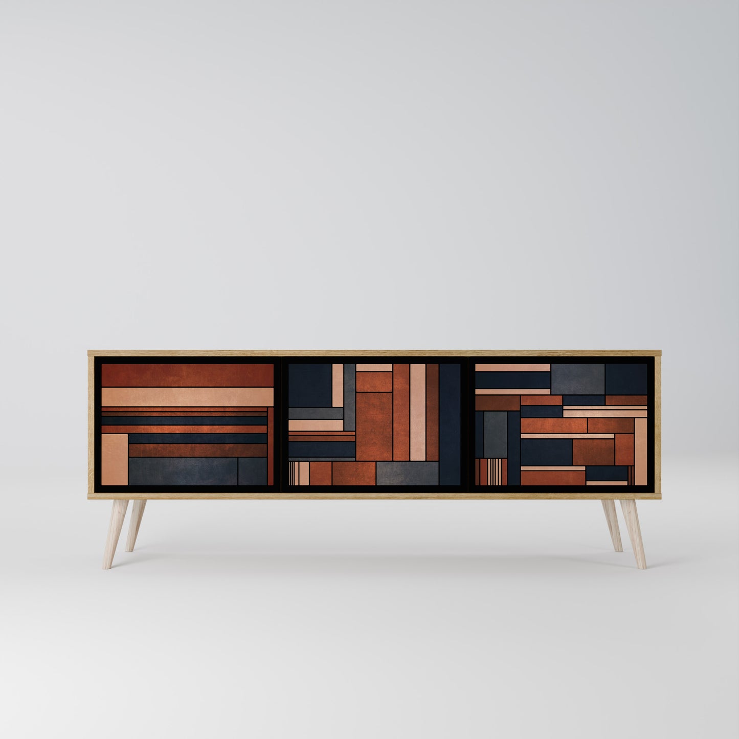 INTREPID FORMATION Mueble de TV de 3 Puertas