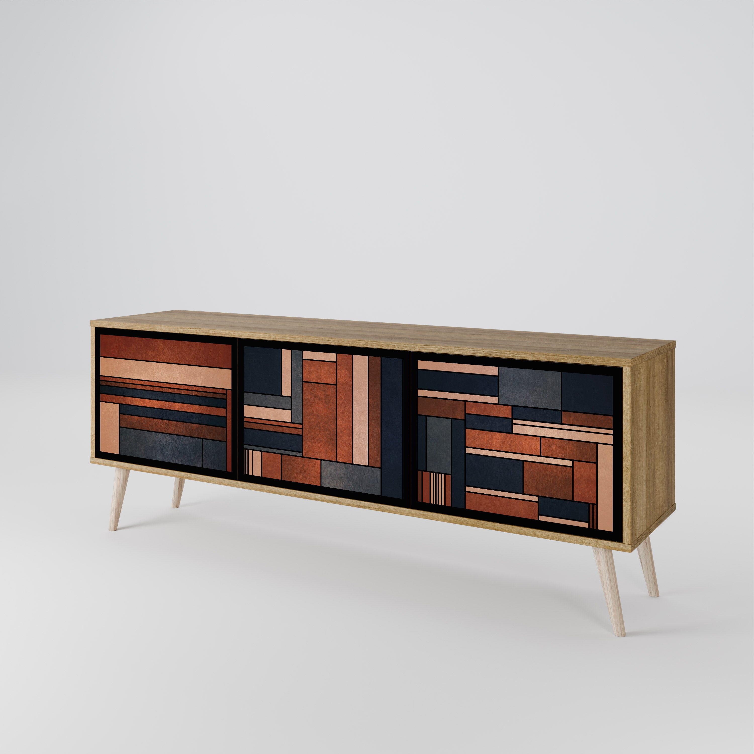 INTREPID FORMATION Mueble de TV de 3 Puertas