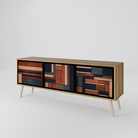 INTREPID FORMATION Mueble de TV de 3 Puertas