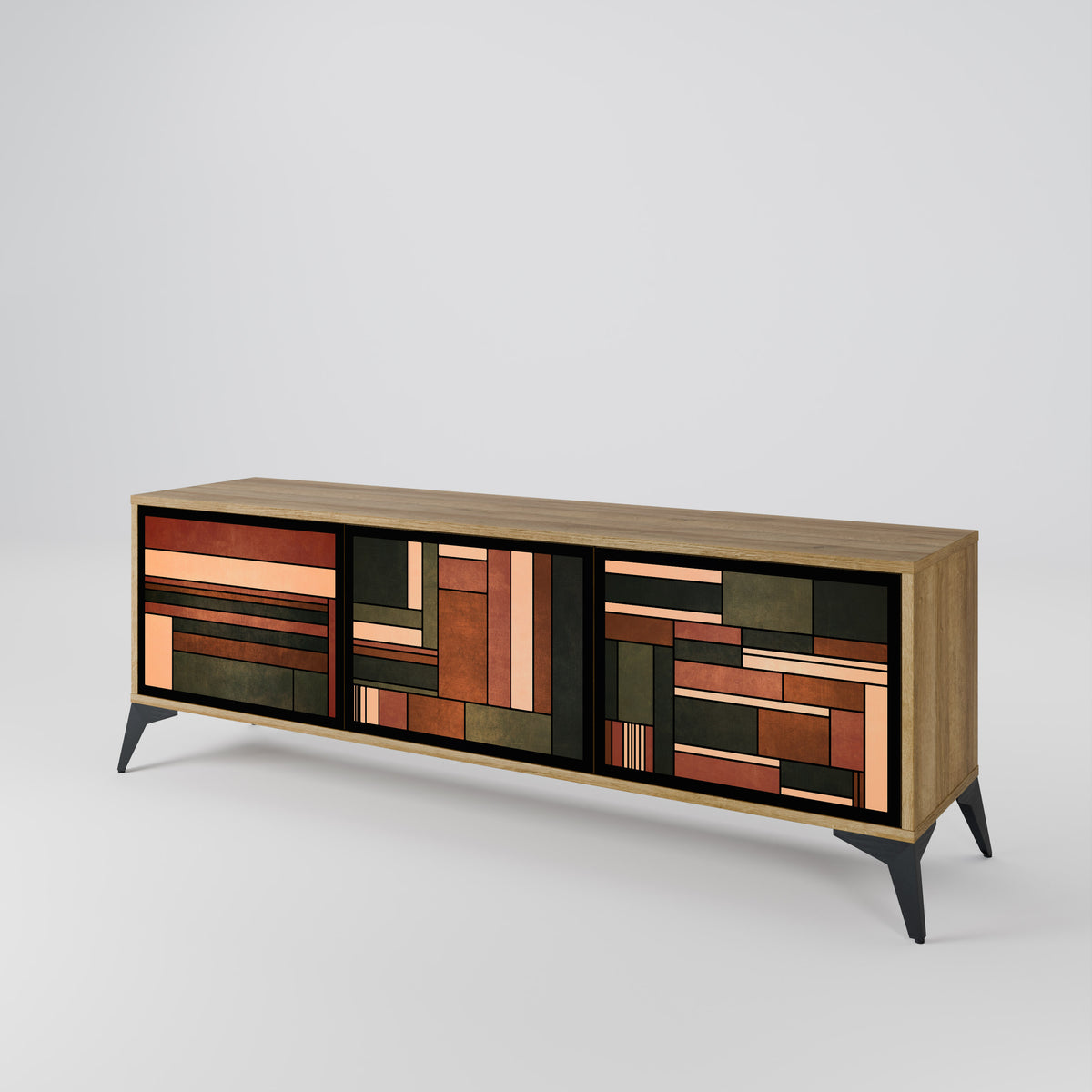 FIGURES OF NATURE Mueble de TV de 3 Puertas