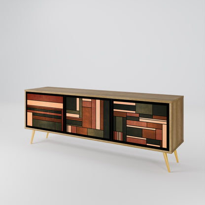 FIGURES OF NATURE Mueble de TV de 3 Puertas