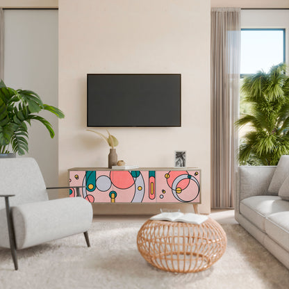 GOSSAMER ECHOES Mueble de TV de 3 Puertas