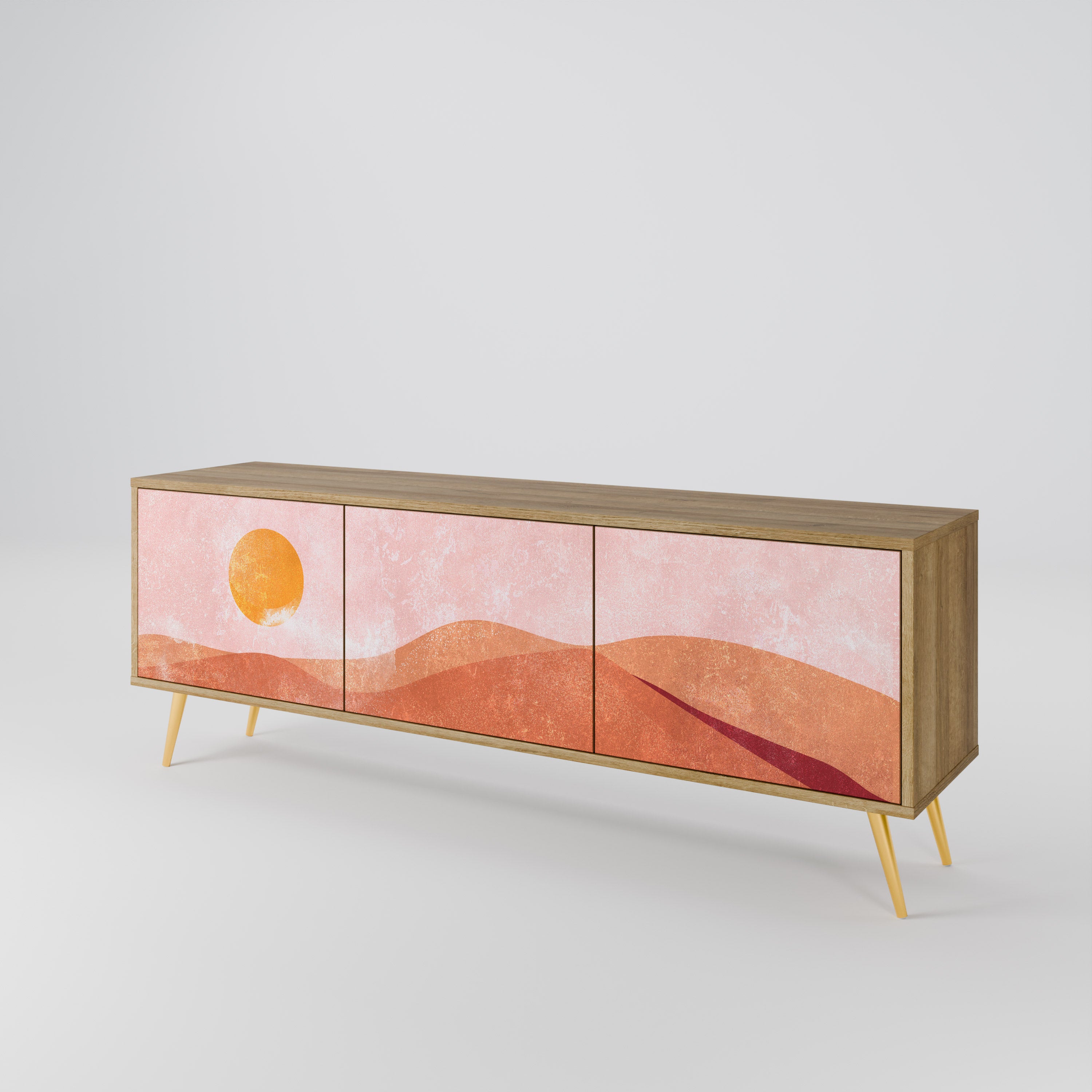 LUMINOUS SUNLIGHT 3-Door TV Cabinet
