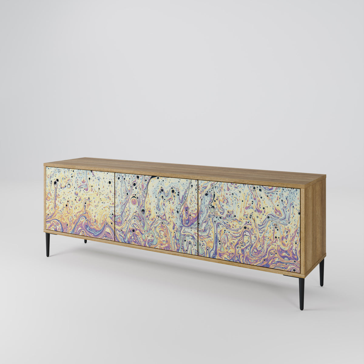 MOSAIC OF COLORS Mueble de TV de 3 Puertas