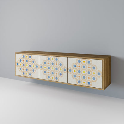 PATTERNED PRISM Mueble de TV de 3 Puertas