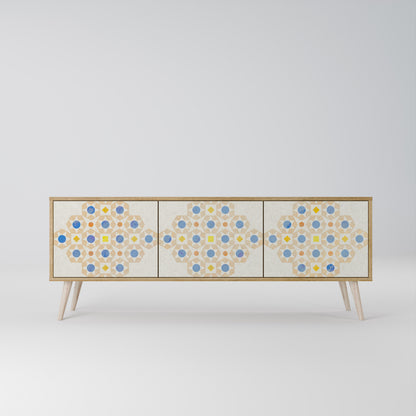 PATTERNED PRISM Mueble de TV de 3 Puertas
