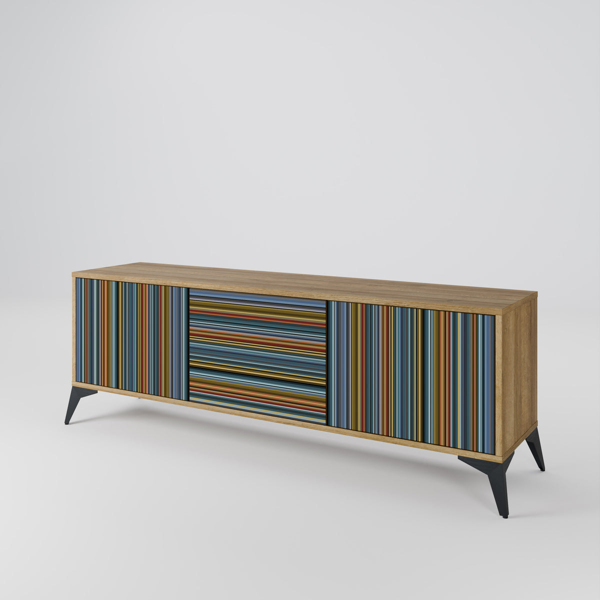 LINEOUT SPECTRUM Mueble de TV de 3 Puertas