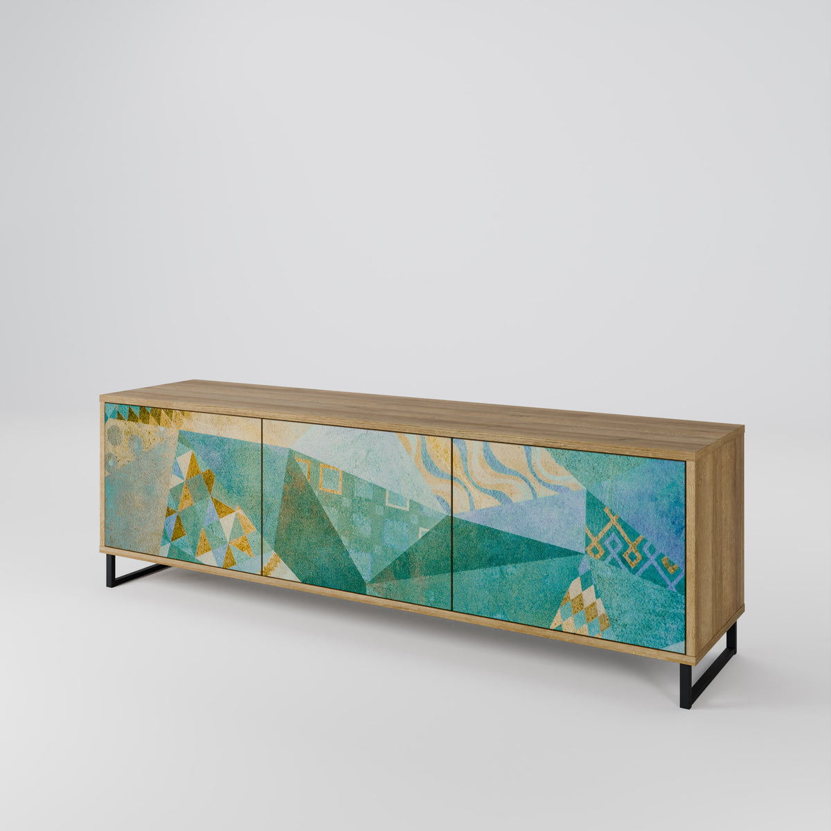 SPECTRUM SPLENDOR Mueble de TV de 3 Puertas