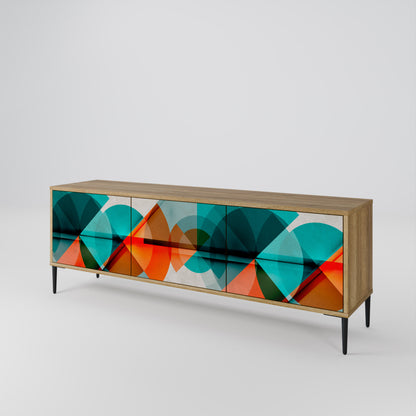 CIRCULAR RHAPSODY Mueble de TV de 3 Puertas