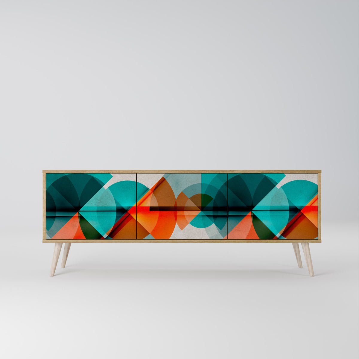 CIRCULAR RHAPSODY Mueble de TV de 3 Puertas