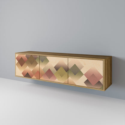 GEOMETRIC FUSION Mueble de TV de 3 Puertas