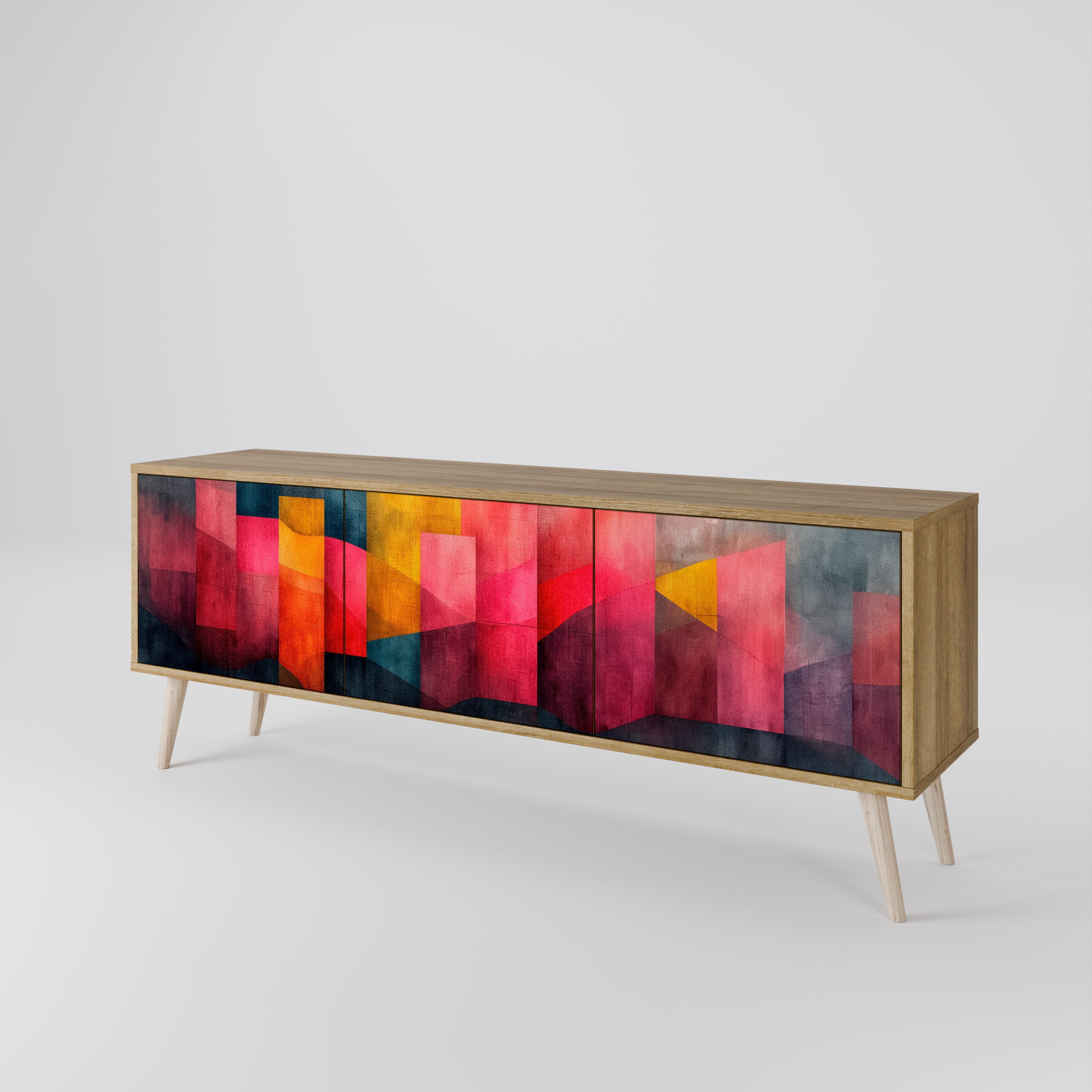 COLORFUL SOUNDS Mueble de TV de 3 Puertas