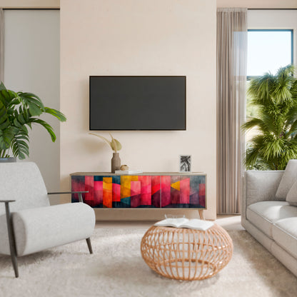 COLORFUL SOUNDS Mueble de TV de 3 Puertas
