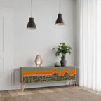 SIMPLE SOLUTIONS 3-Door TV Stand in Oak Effect