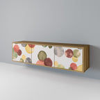 FLEETING HAPPINESS 3-Door TV Stand in Oak Effect