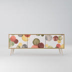 FLEETING HAPPINESS 3-Door TV Stand in Oak Effect