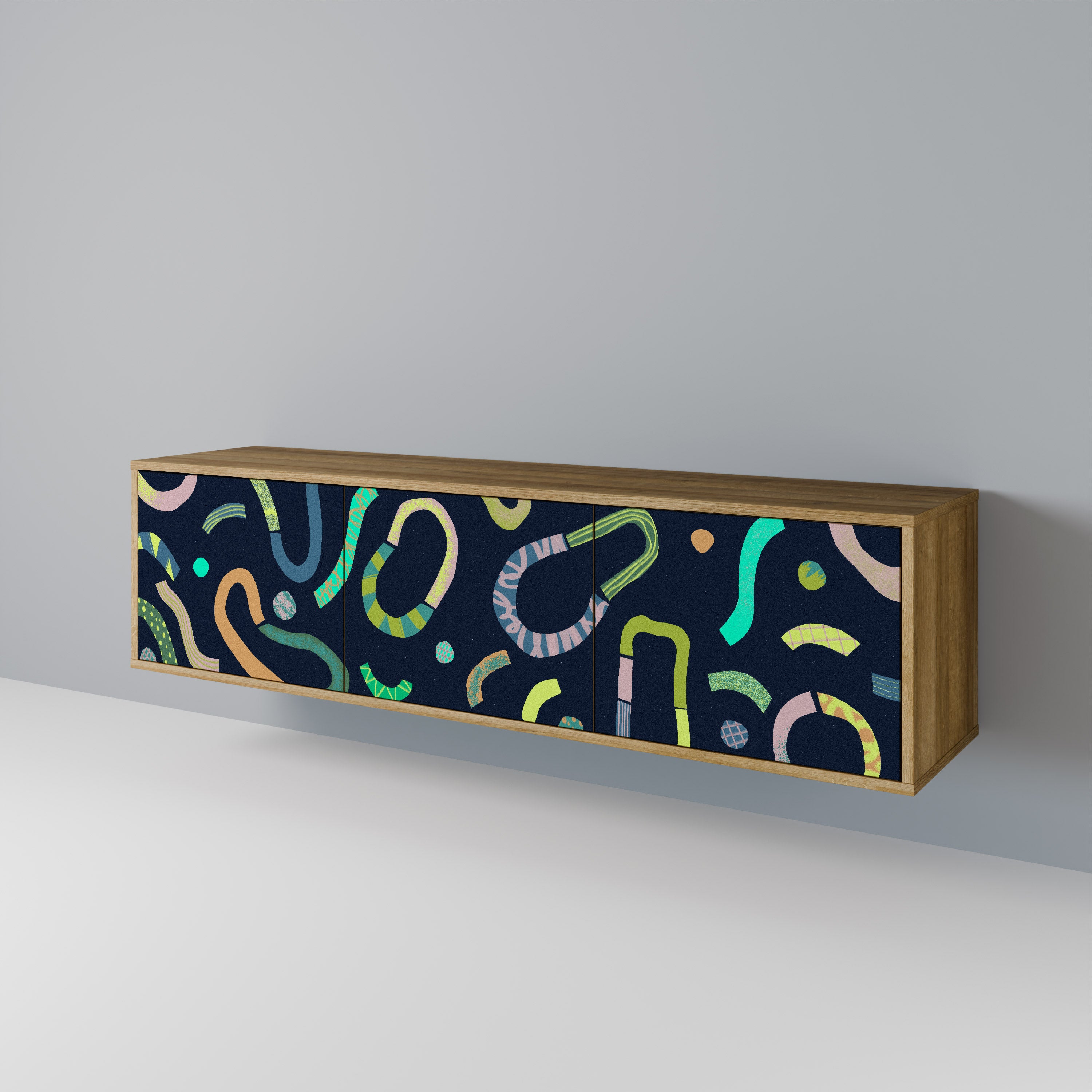 CONTRAST DANCE Mueble de TV de 3 Puertas