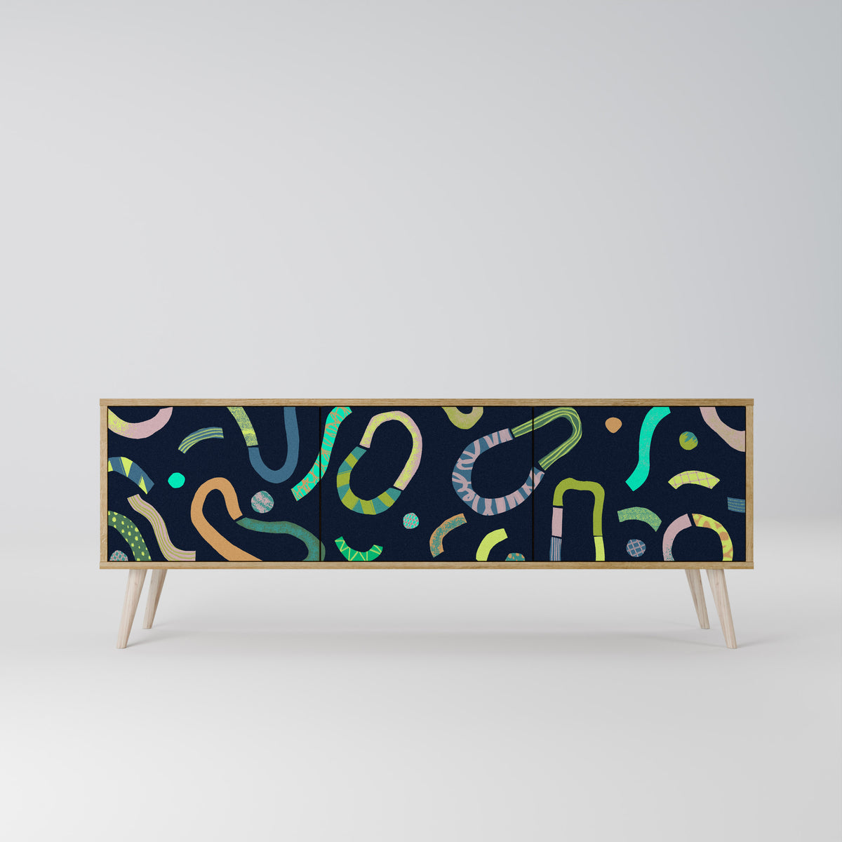CONTRAST DANCE Mueble de TV de 3 Puertas