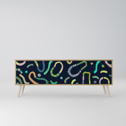 CONTRAST DANCE Mueble de TV de 3 Puertas