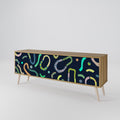 CONTRAST DANCE Mueble de TV de 3 Puertas