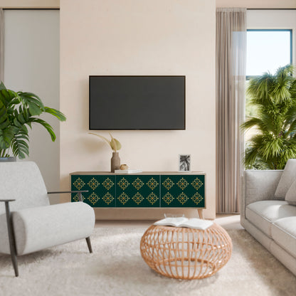 ROYAL MEDALLION Mueble de TV de 3 Puertas