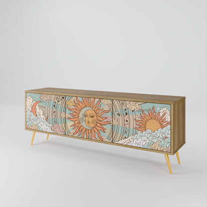 MYSTICAL STRUCTURE Mueble de TV de 3 Puertas