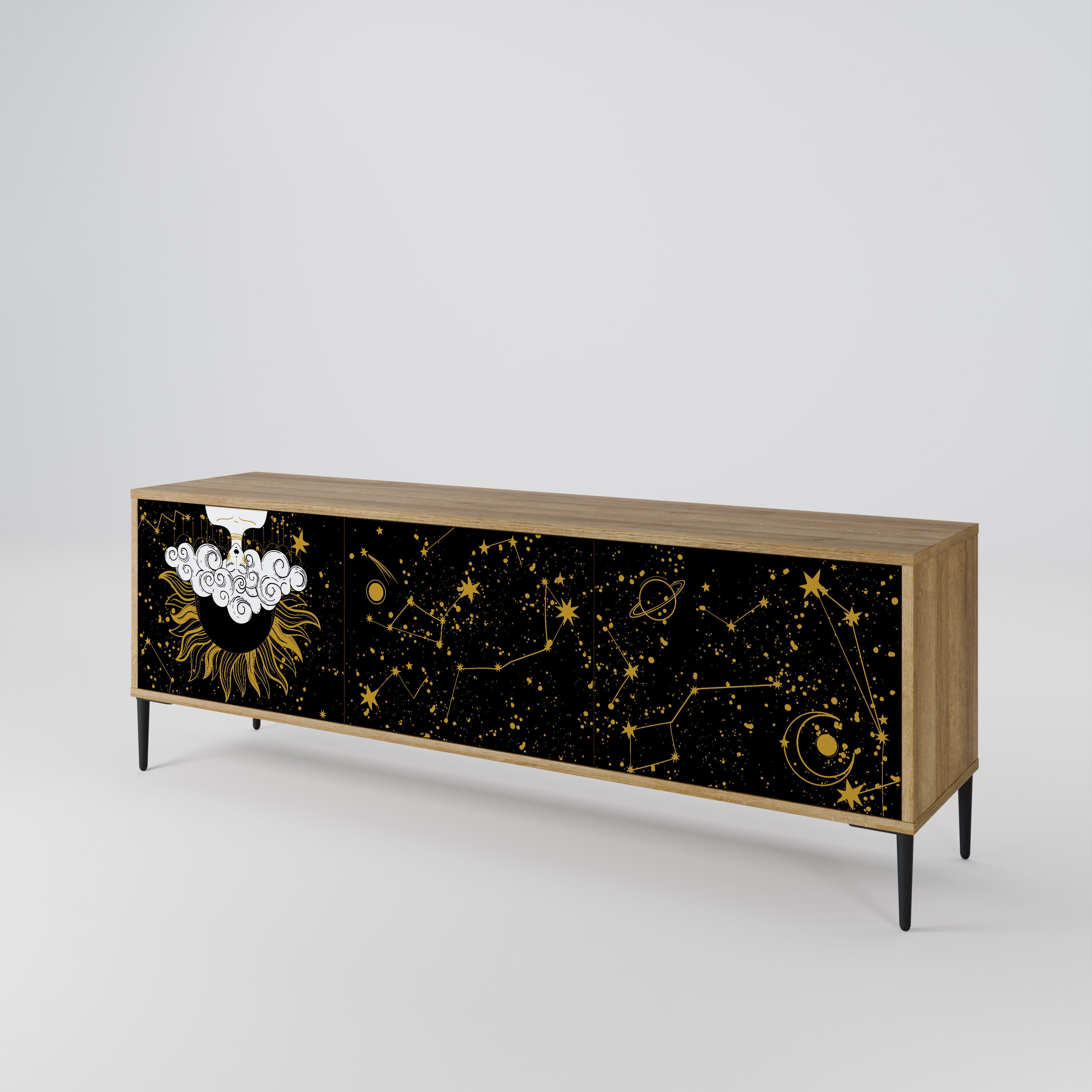 STELLAR CONSTELLATIONS Mueble de TV de 3 Puertas