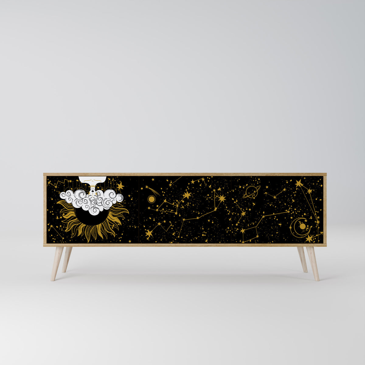 STELLAR CONSTELLATIONS Mueble de TV de 3 Puertas