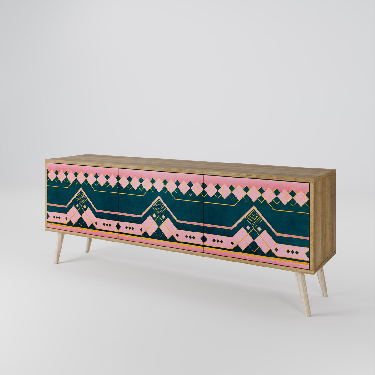 ROYAL COMPOSITION Mueble de TV de 3 Puertas