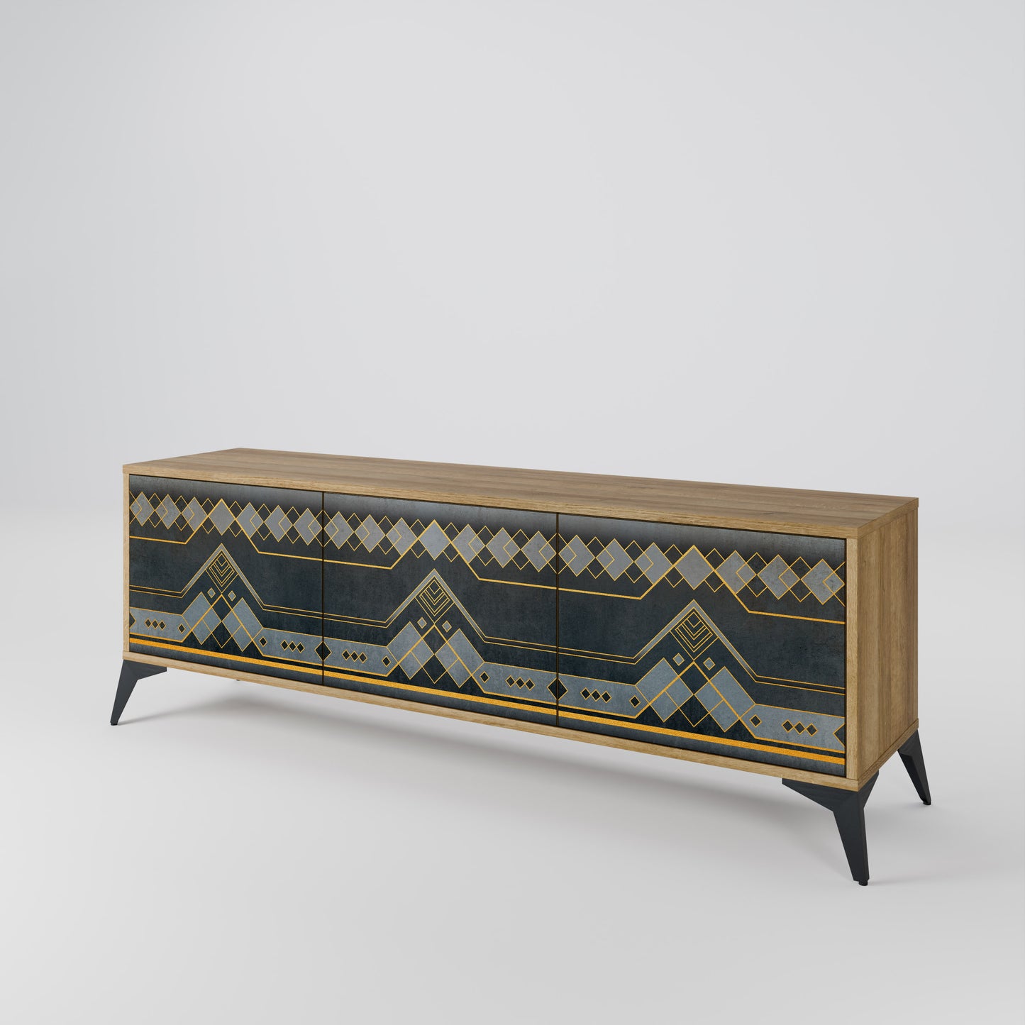 ROYAL ORDINARINESS Mueble de TV de 3 Puertas