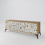 PIECES OF TOMORROW 3-Door TV Stand in Oak Effect