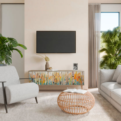 BIRCH KALEIDOSCOPE Mueble de TV de 3 Puertas