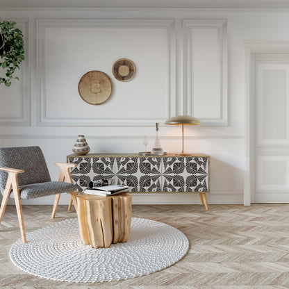 MONOCHROME NEXUS Mueble de TV de 3 Puertas
