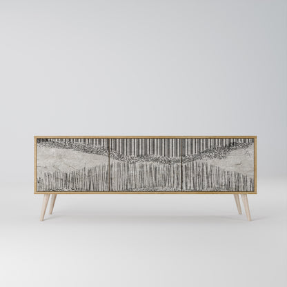 GRAIN LINES 3-Door TV Cabinet