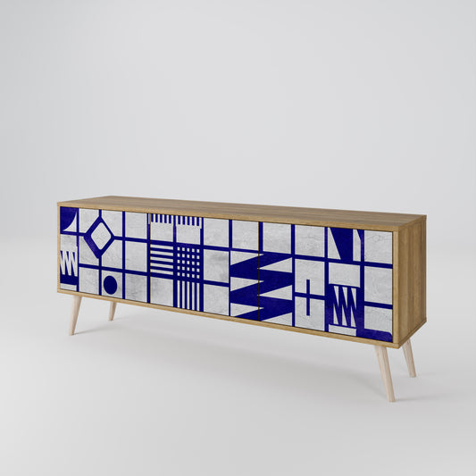 THE RIGHT PLACES 3-Door TV Cabinet