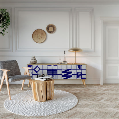 THE RIGHT PLACES Mueble de TV de 3 Puertas