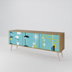 PATHS TO HAPPINESS Mueble de TV de 3 Puertas