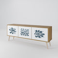 WONDERLAND VEGETATION Mueble de TV de 3 Puertas