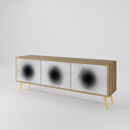 BLACK HOLE Mueble de TV de 3 Puertas