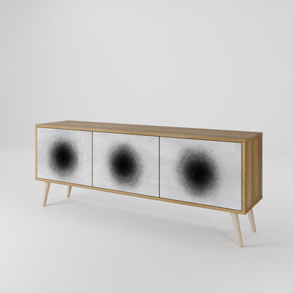 BLACK HOLE Mueble de TV de 3 Puertas