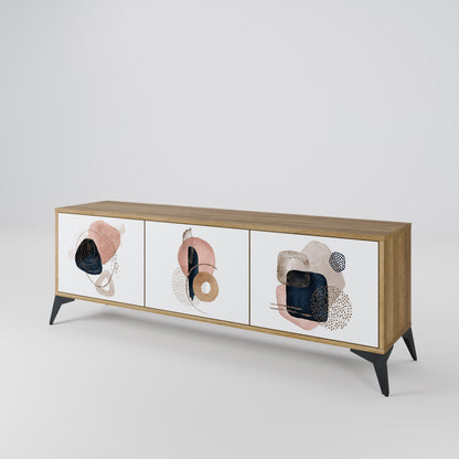 COLORFUL SHAPES Mueble de TV de 3 Puertas