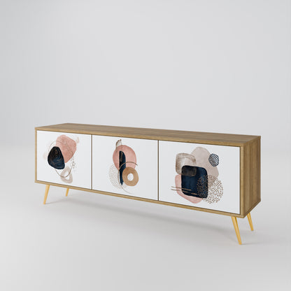 COLORFUL SHAPES Mueble de TV de 3 Puertas